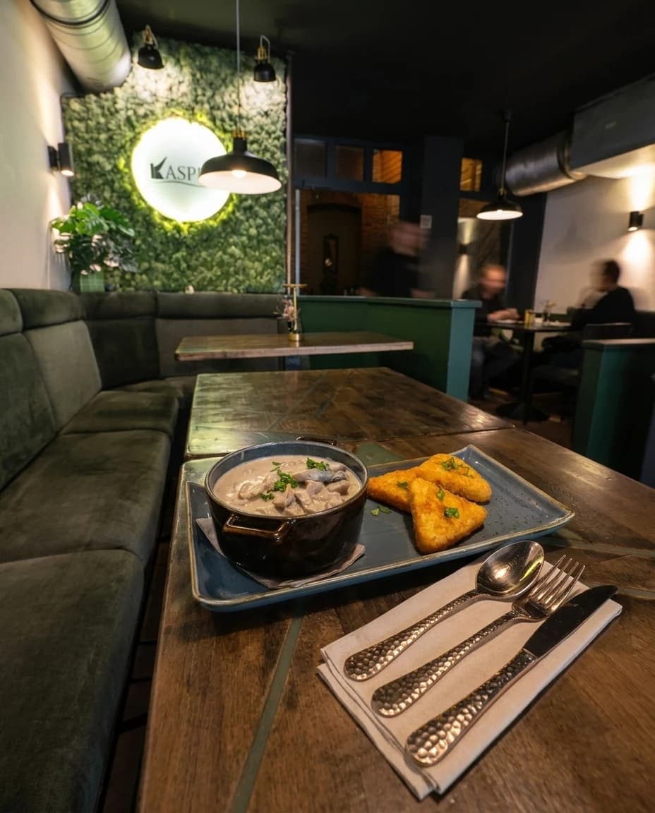 Geschnetzeltes Züricher Art — Restaurant Kaspio Stade