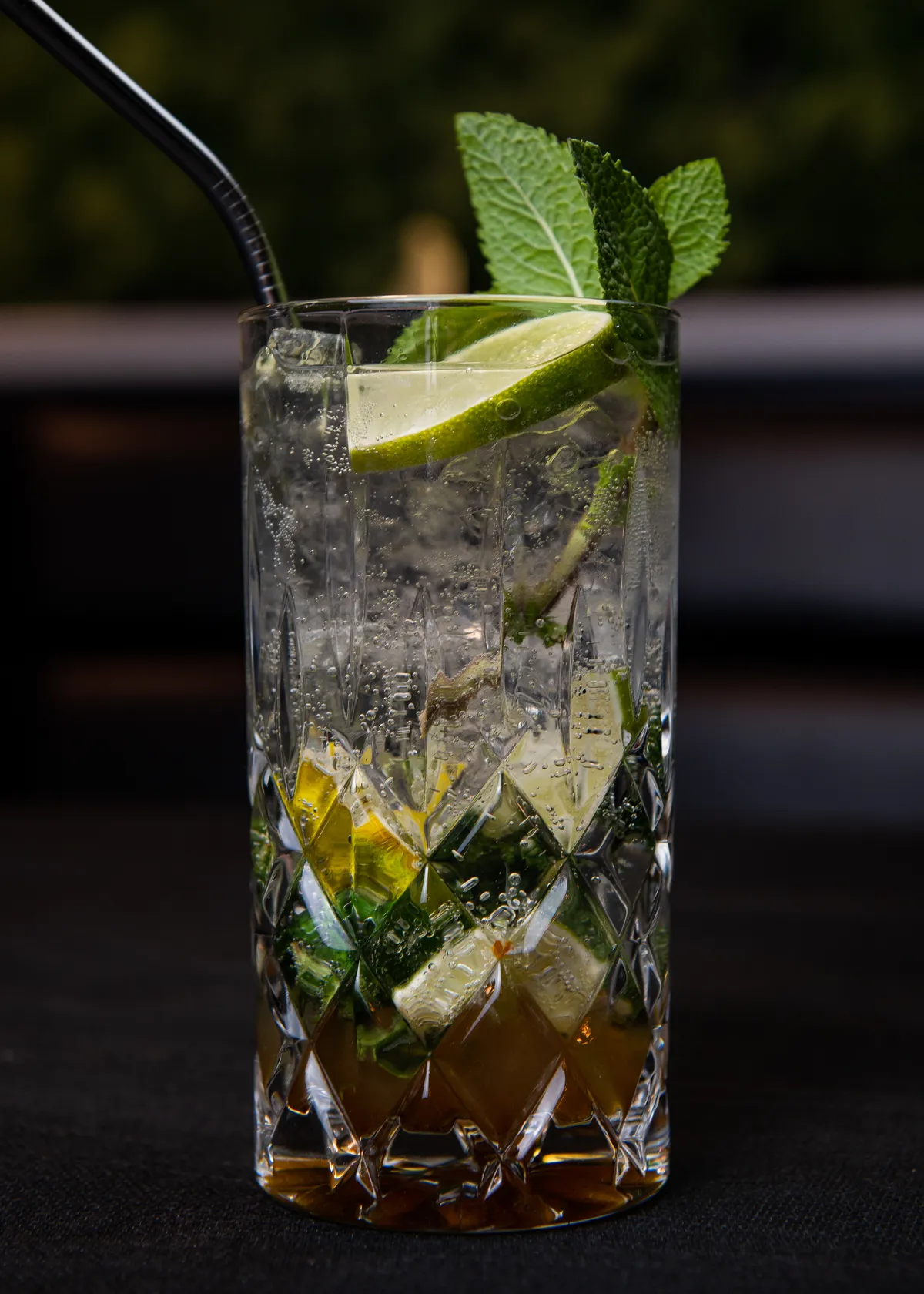 Mojito mit frischer Minze bei Restaurant Kaspio